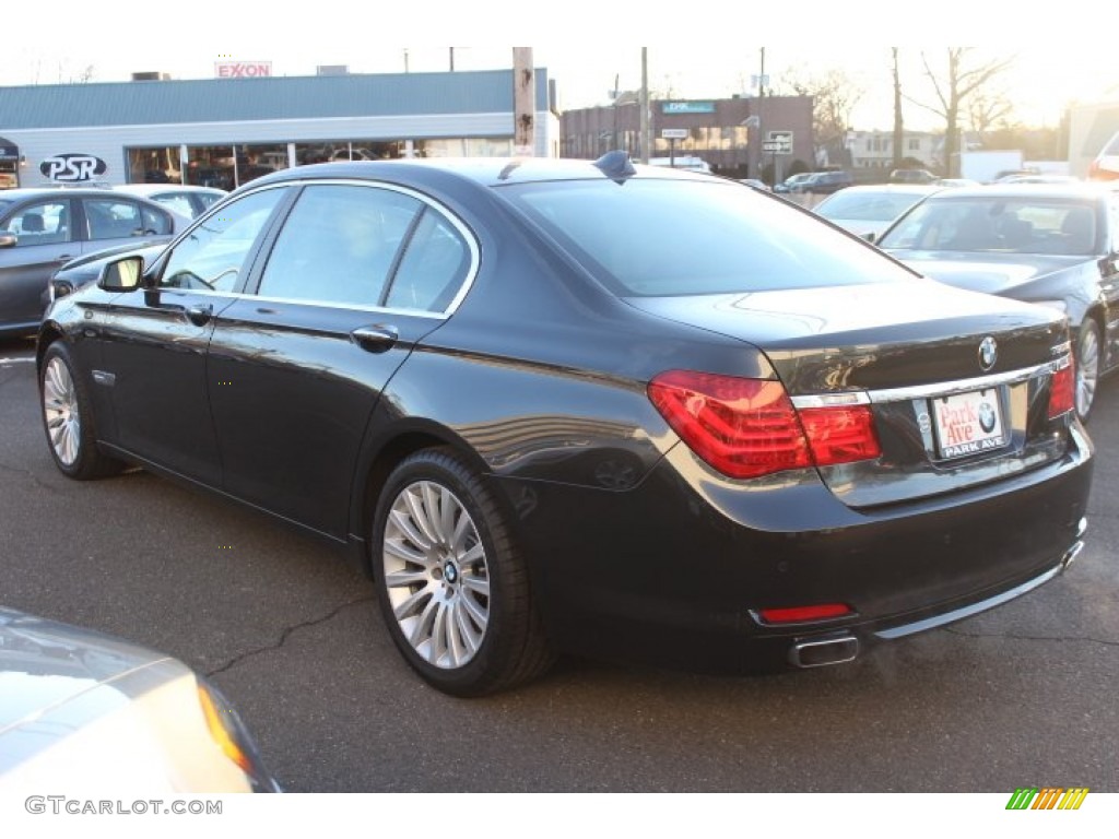 2012 7 Series 750Li Sedan - Dark Graphite Metallic / Oyster/Black photo #7