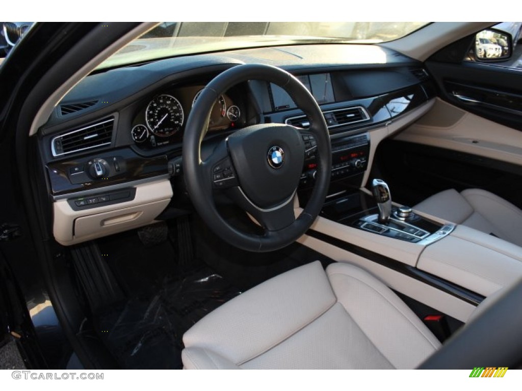 2012 7 Series 750Li Sedan - Dark Graphite Metallic / Oyster/Black photo #10