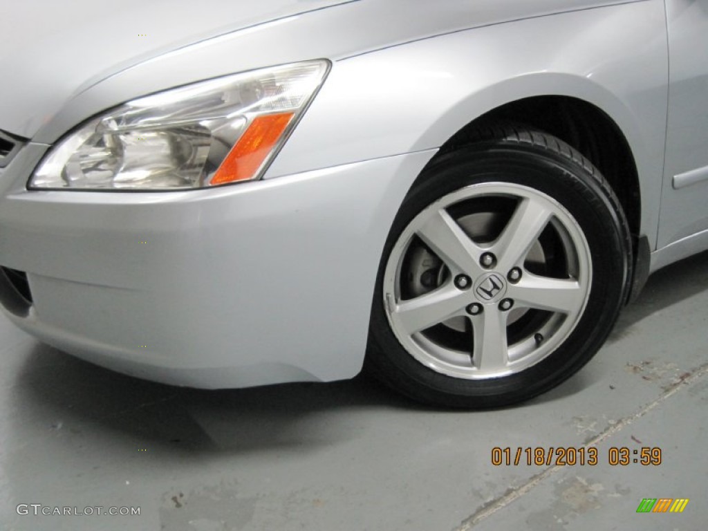 2003 Accord EX-L Sedan - Satin Silver Metallic / Black photo #4