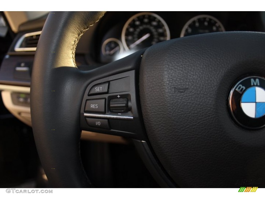 2012 7 Series 750Li Sedan - Dark Graphite Metallic / Oyster/Black photo #17
