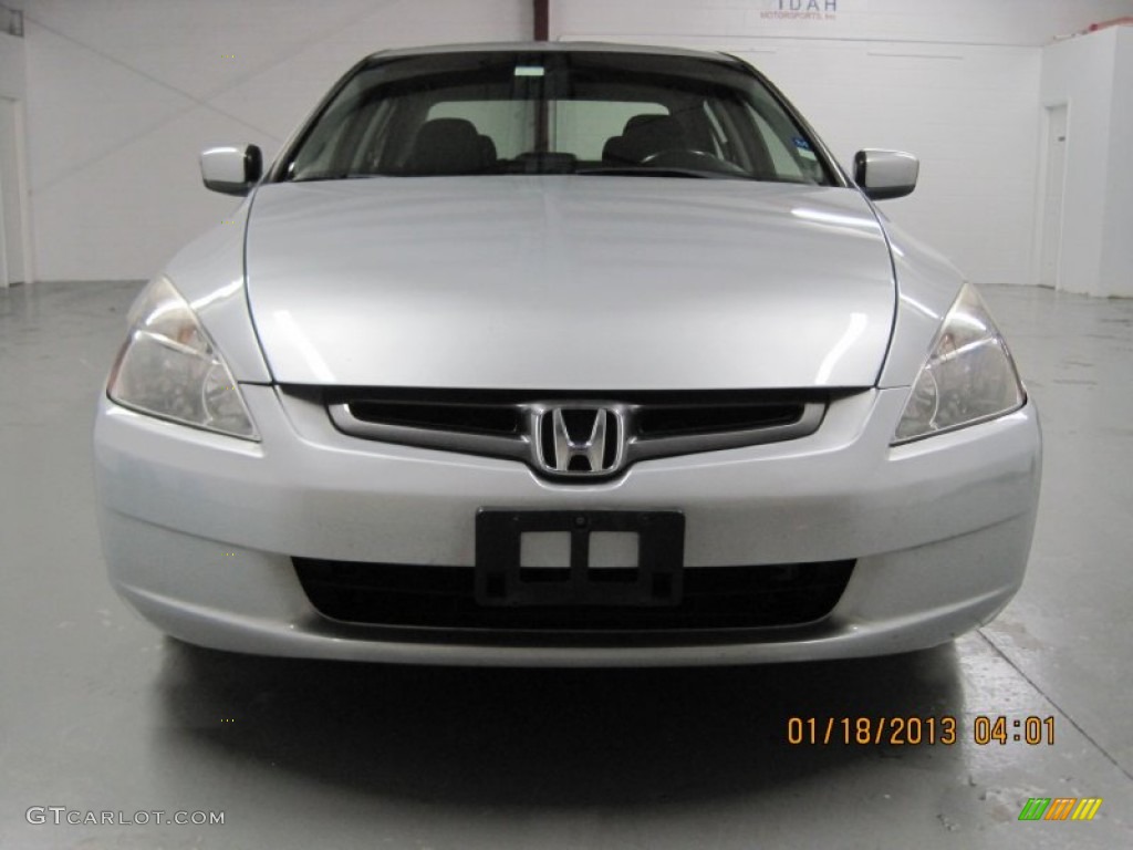 2003 Accord EX-L Sedan - Satin Silver Metallic / Black photo #5