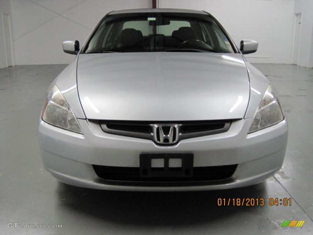 2003 Accord EX-L Sedan - Satin Silver Metallic / Black photo #6