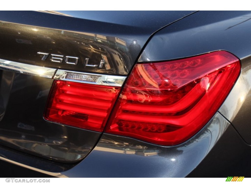 2012 7 Series 750Li Sedan - Dark Graphite Metallic / Oyster/Black photo #22