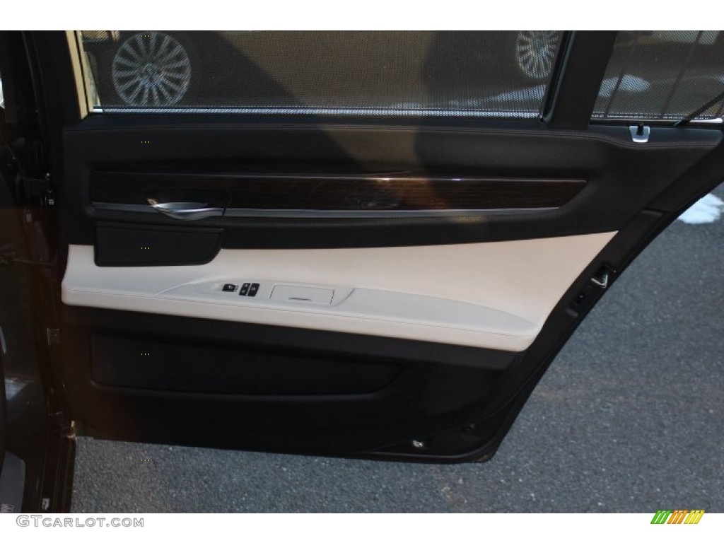 2012 7 Series 750Li Sedan - Dark Graphite Metallic / Oyster/Black photo #23