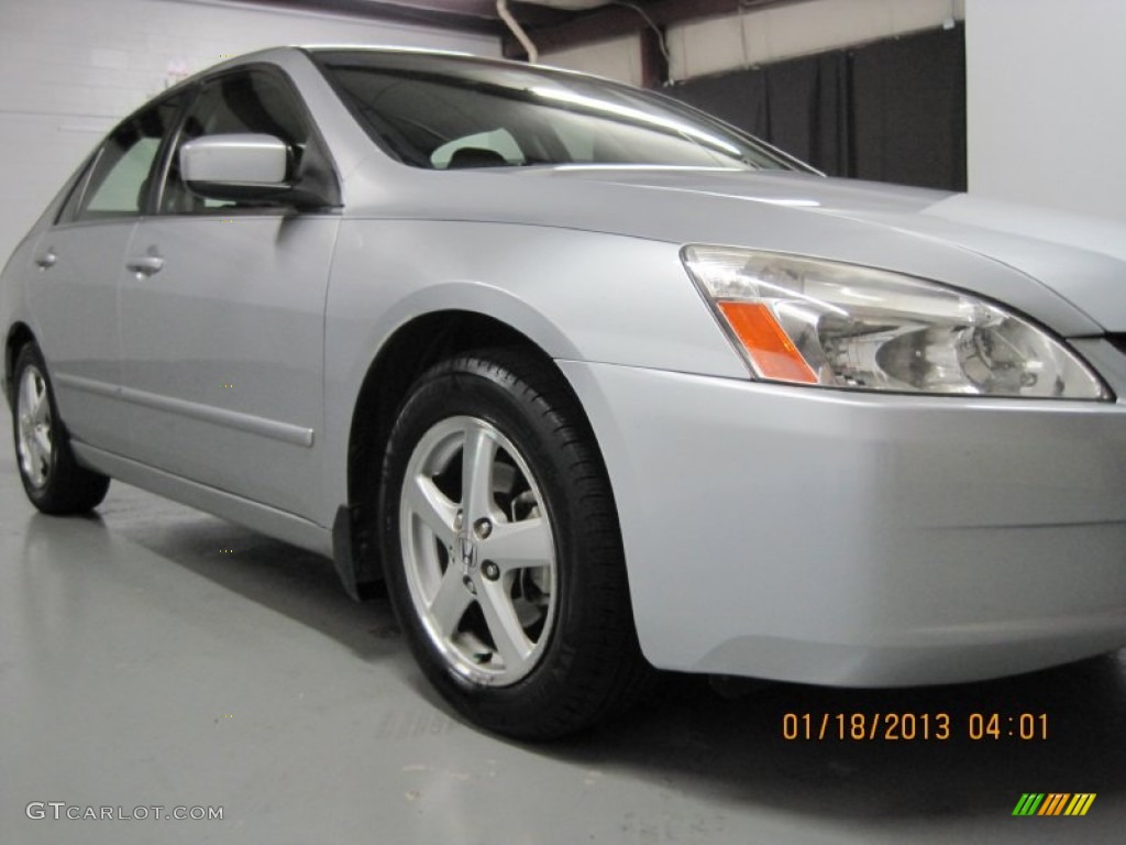 2003 Accord EX-L Sedan - Satin Silver Metallic / Black photo #10