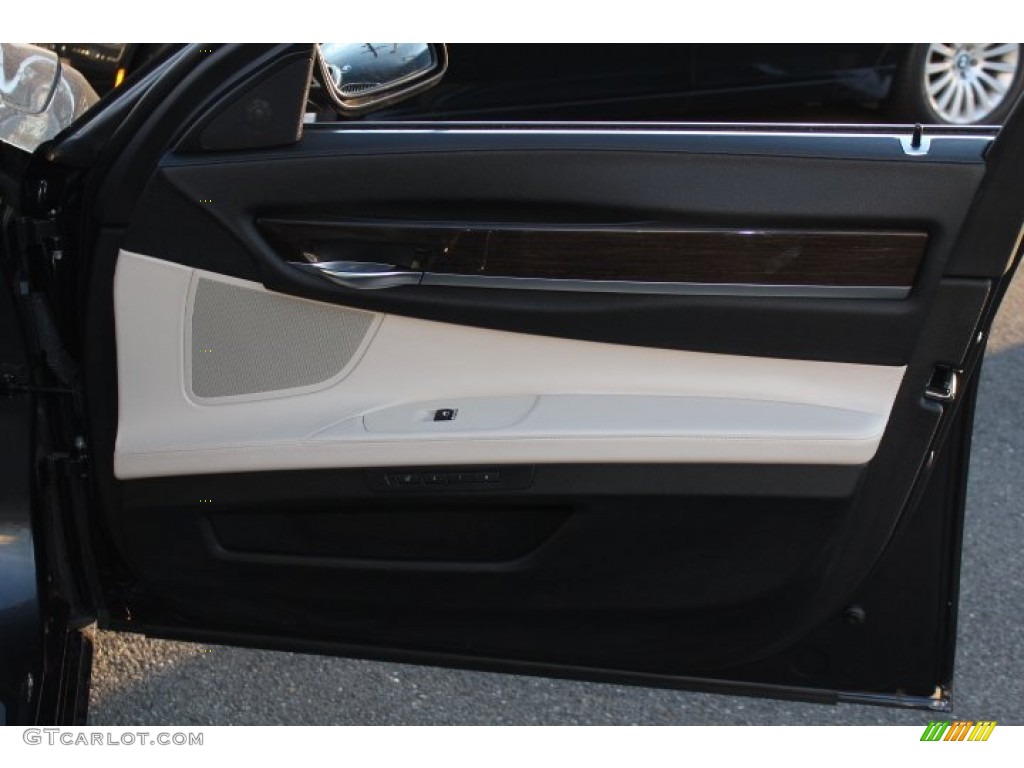 2012 7 Series 750Li Sedan - Dark Graphite Metallic / Oyster/Black photo #25