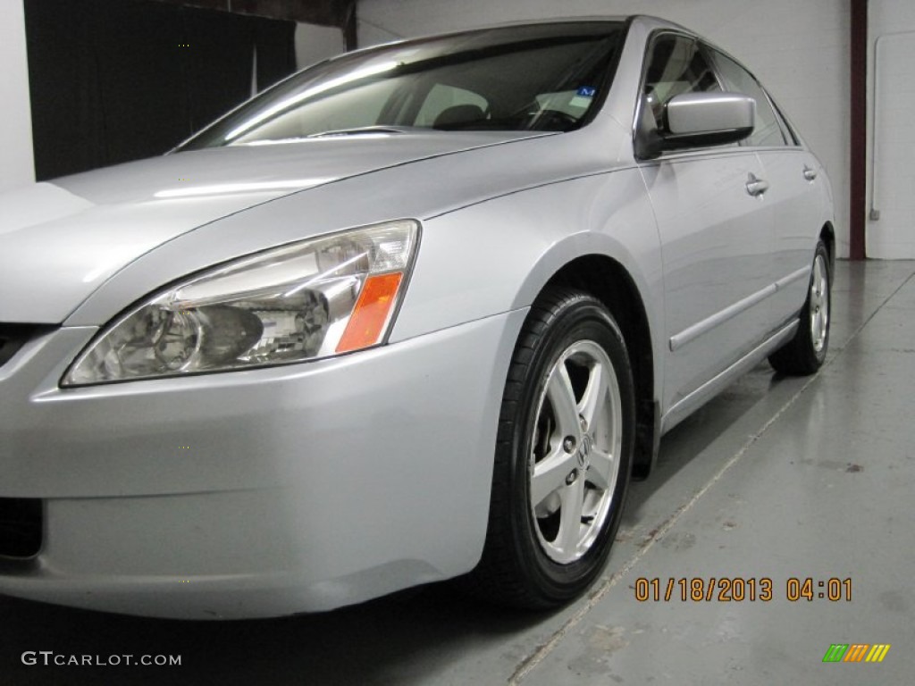 2003 Accord EX-L Sedan - Satin Silver Metallic / Black photo #11