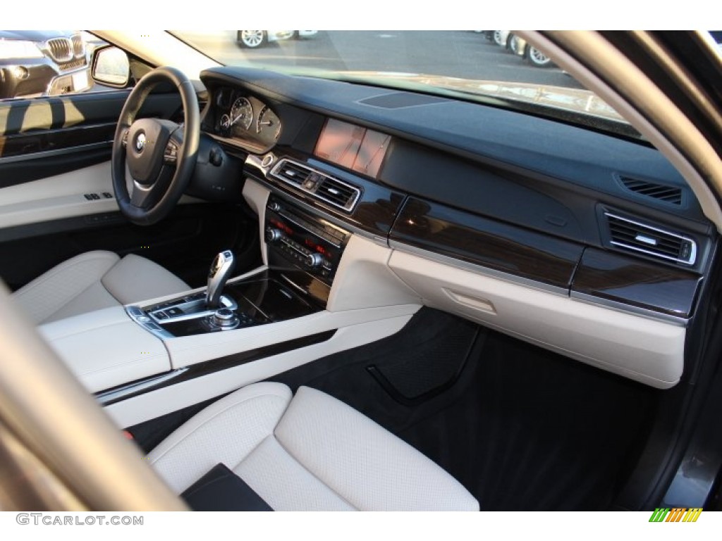 2012 7 Series 750Li Sedan - Dark Graphite Metallic / Oyster/Black photo #26