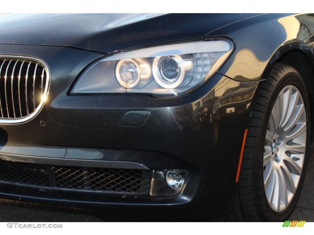 2012 7 Series 750Li Sedan - Dark Graphite Metallic / Oyster/Black photo #30