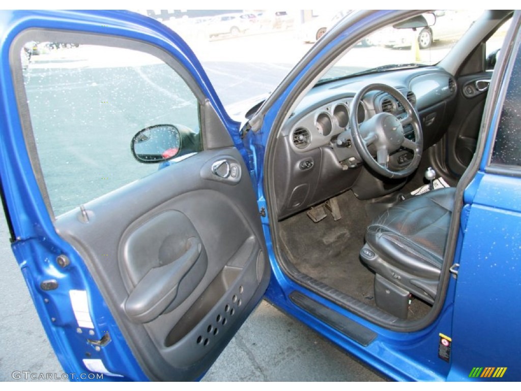 2003 PT Cruiser GT - Electric Blue Pearl / Dark Slate Gray photo #14
