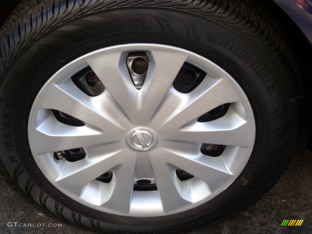 2012 Versa 1.6 SV Sedan - Blue Onyx Metallic / Charcoal photo #6