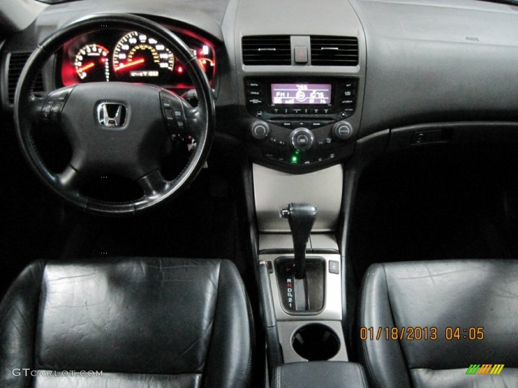 2003 Accord EX-L Sedan - Satin Silver Metallic / Black photo #29