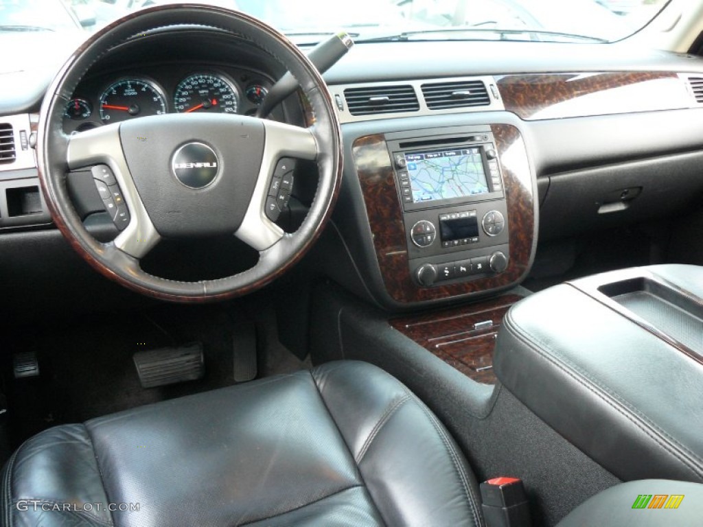 Ebony Interior 2010 GMC Yukon Denali AWD Photo #76076760