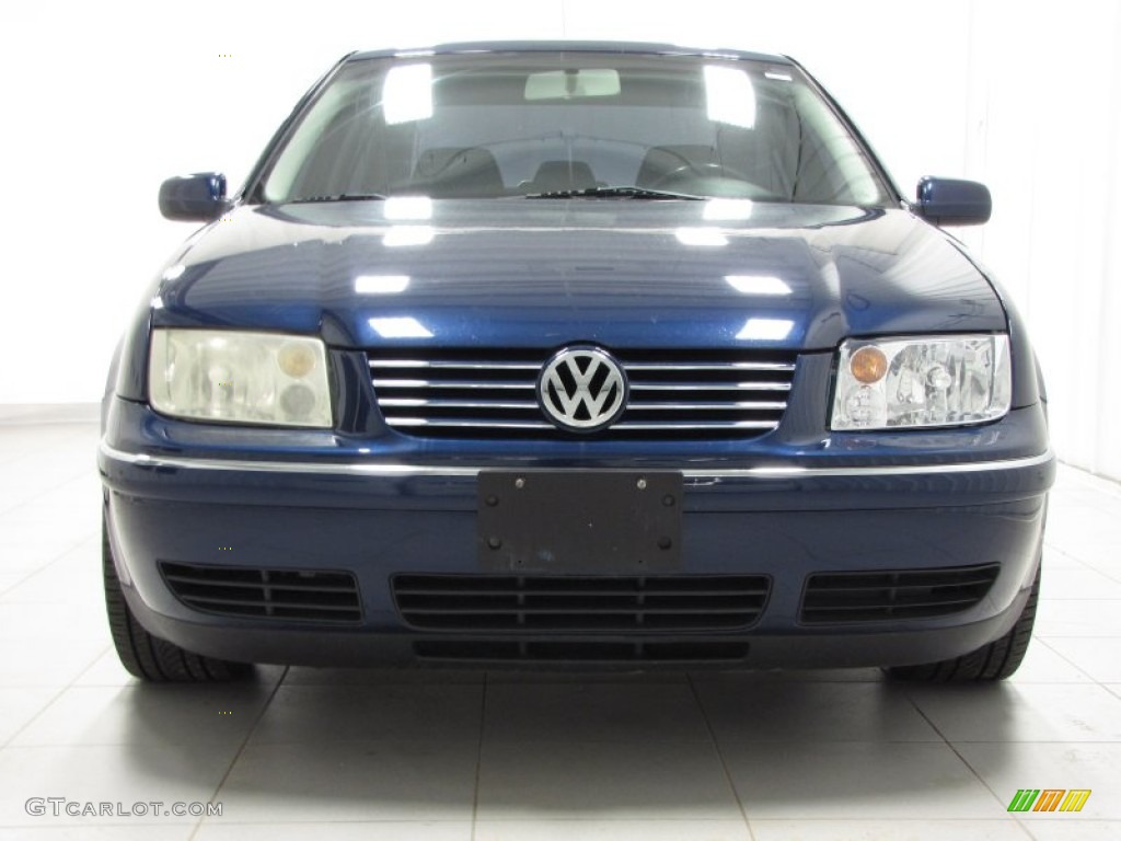 2004 Jetta GLS 1.8T Sedan - Galactic Blue Metallic / Black photo #3