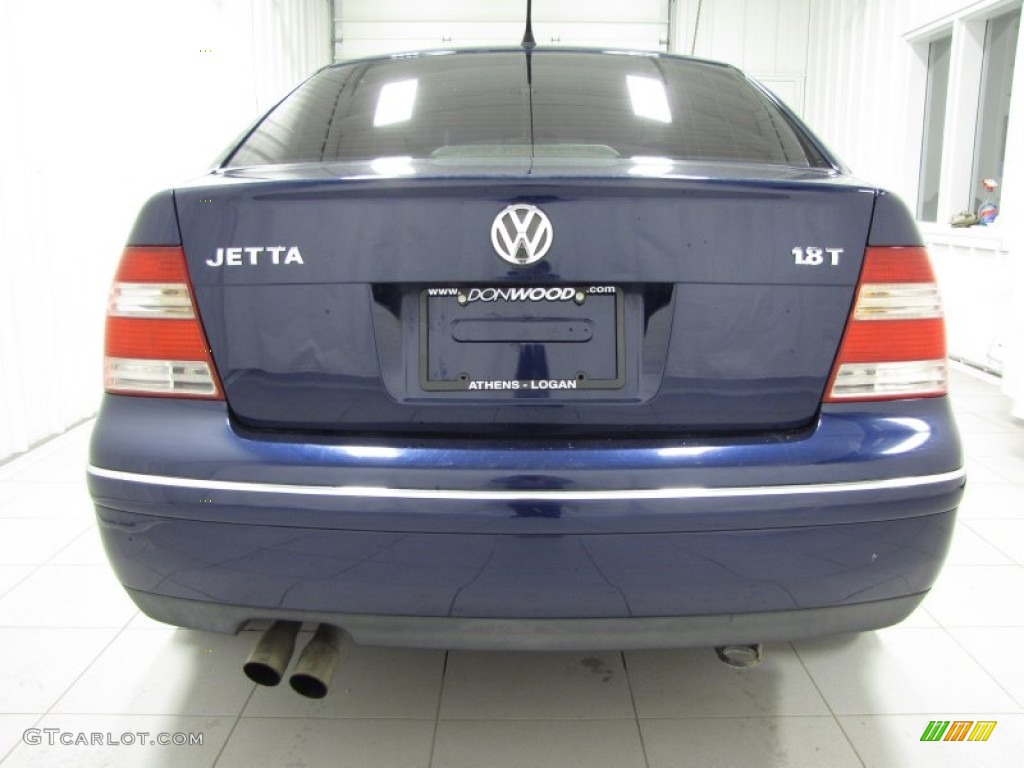 2004 Jetta GLS 1.8T Sedan - Galactic Blue Metallic / Black photo #4