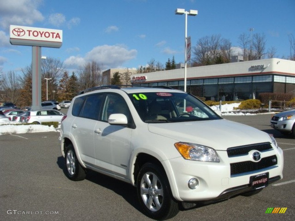 Blizzard White Pearl Toyota RAV4