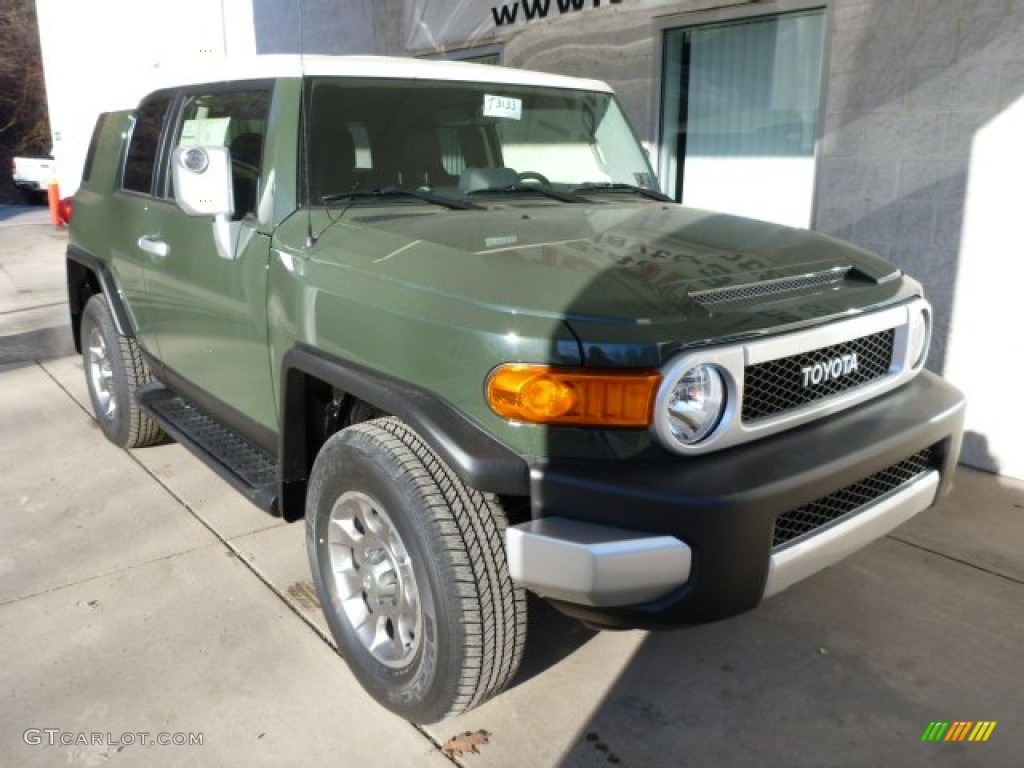 Army Green 2013 Toyota FJ Cruiser 4WD Exterior Photo #76078322