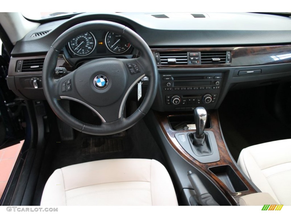 2011 3 Series 328i xDrive Coupe - Deep Sea Blue Metallic / Oyster/Black Dakota Leather photo #7