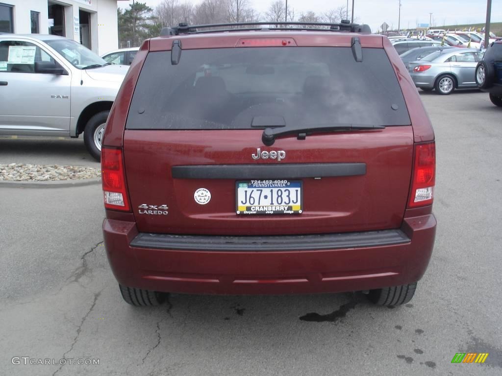 2008 Grand Cherokee Laredo 4x4 - Red Rock Crystal Pearl / Dark Slate Gray photo #3