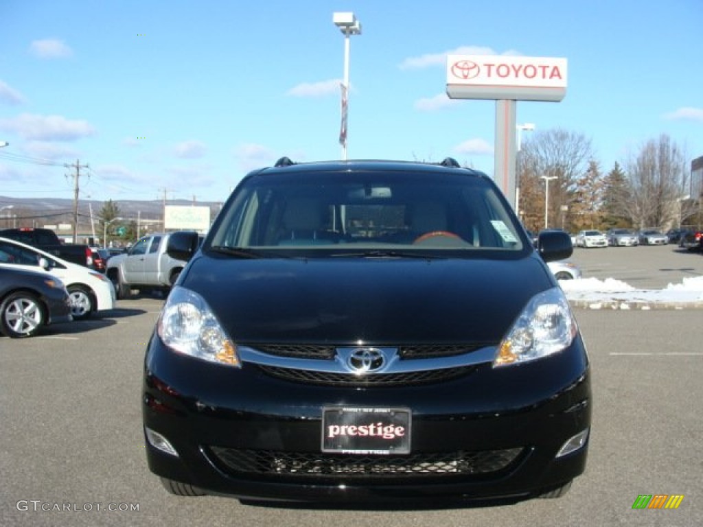 2010 Sienna Limited AWD - Black / Taupe photo #2