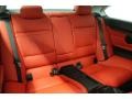 Coral Red/Black Dakota Leather Rear Seat Photo for 2010 BMW 3 Series #76079795