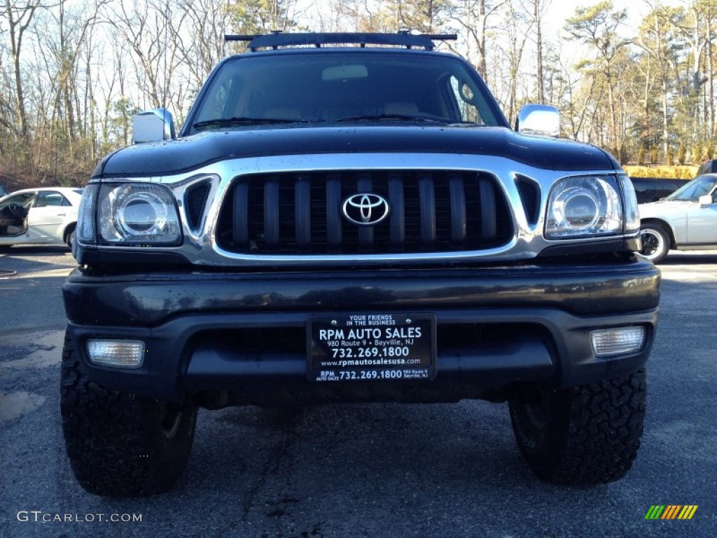 2004 Tacoma V6 PreRunner TRD Double Cab - Black Sand Pearl / Oak photo #2