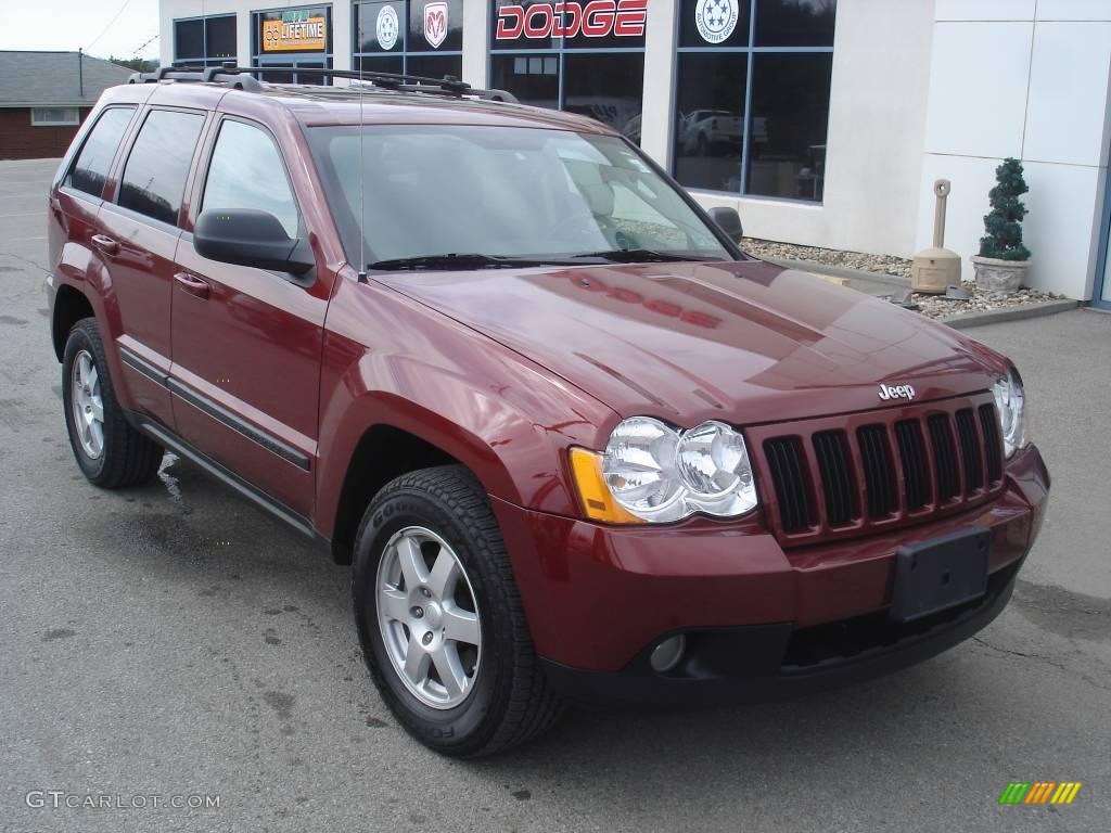 2008 Grand Cherokee Laredo 4x4 - Red Rock Crystal Pearl / Dark Slate Gray photo #18