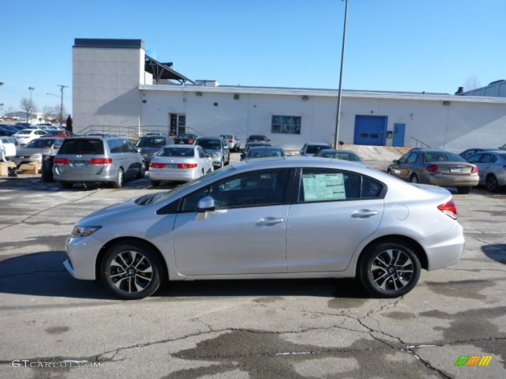 Alabaster Silver Metallic Honda Civic