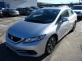 2013 Alabaster Silver Metallic Honda Civic EX Sedan  photo #8