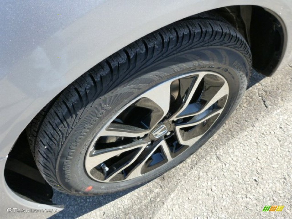 2013 Civic EX Sedan - Alabaster Silver Metallic / Black photo #9