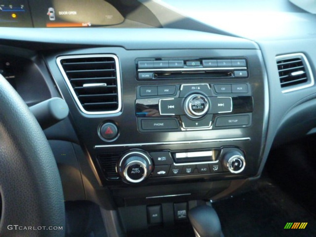 2013 Civic EX Sedan - Alabaster Silver Metallic / Black photo #18