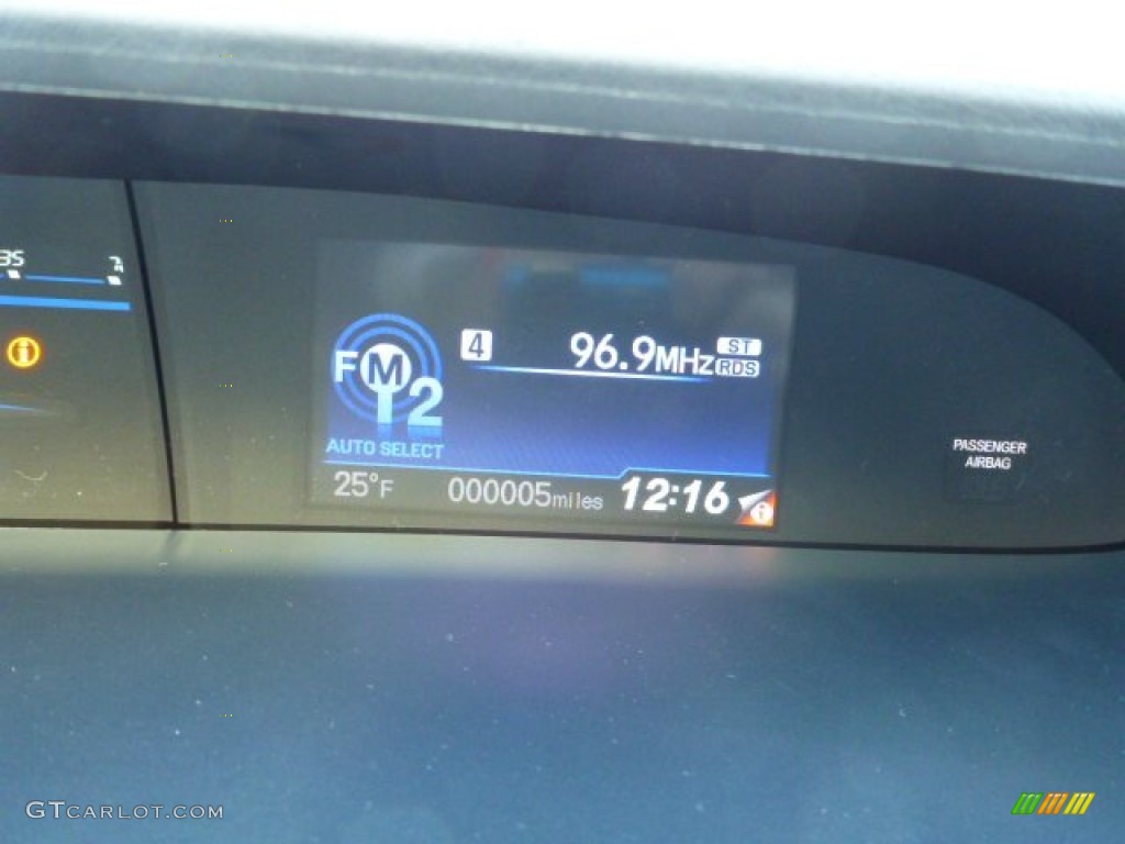 2013 Civic EX Sedan - Alabaster Silver Metallic / Black photo #19