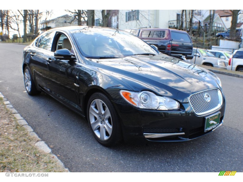 Botanical Green Metallic 2010 Jaguar XF Sport Sedan Exterior Photo #76081417