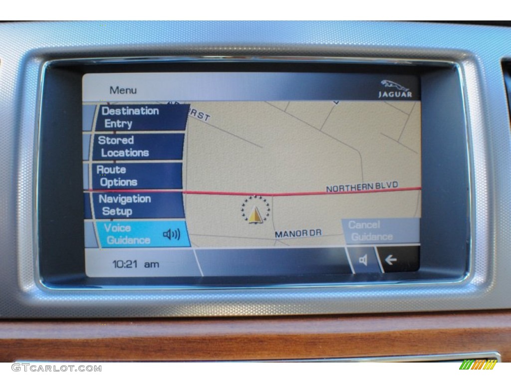 2010 Jaguar XF Sport Sedan Navigation Photo #76081733