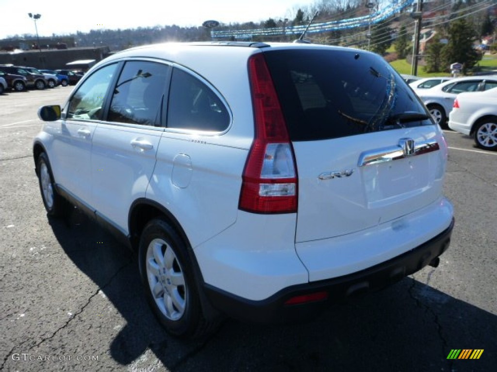 2009 CR-V EX-L 4WD - Taffeta White / Gray photo #4