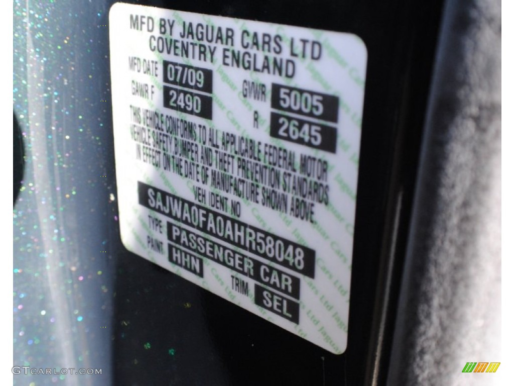2010 Jaguar XF Sport Sedan Parts Photos