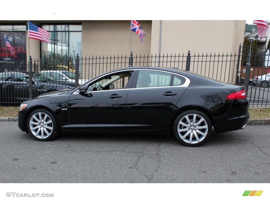 Ebony Black 2010 Jaguar XF Sport Sedan Exterior Photo #76081889