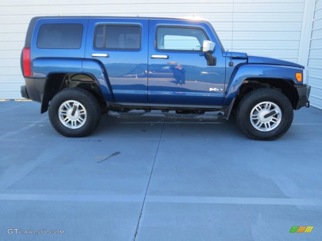 Superior Blue 2006 Hummer H3 Standard H3 Model Exterior Photo #76081961