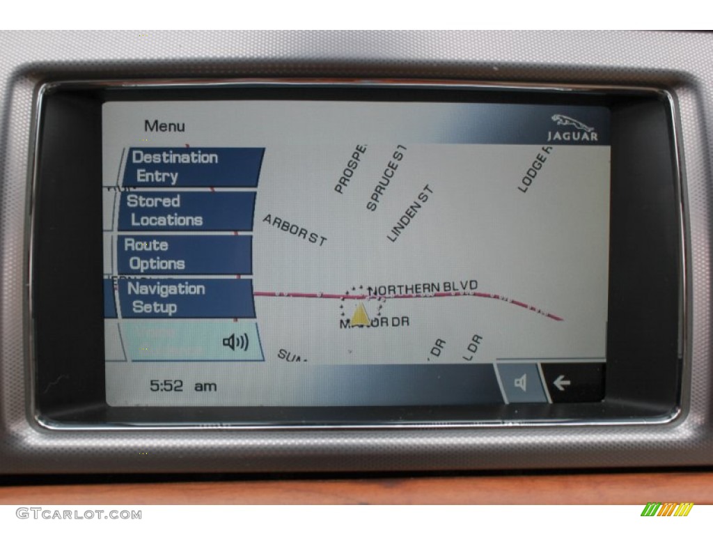 2010 Jaguar XF Sport Sedan Navigation Photo #76082235