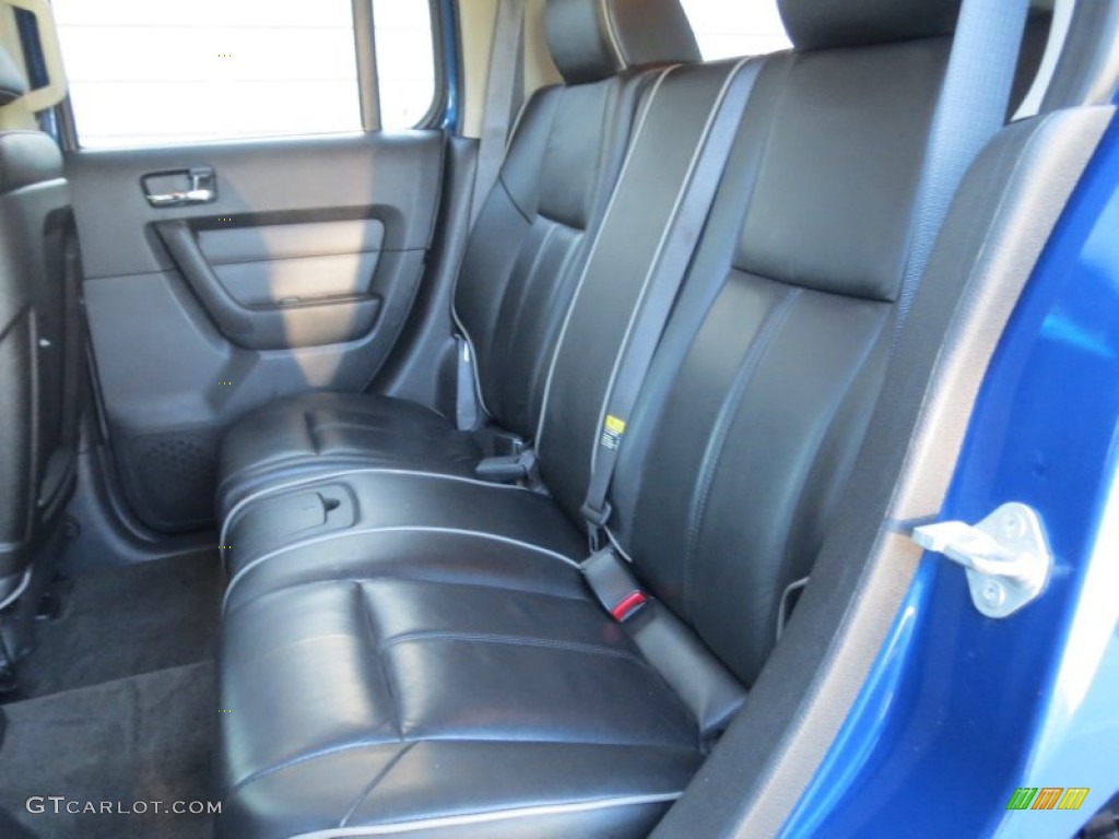 Ebony Black Interior 2006 Hummer H3 Standard H3 Model Photo #76082387