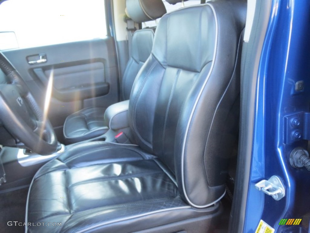Ebony Black Interior 2006 Hummer H3 Standard H3 Model Photo #76082438
