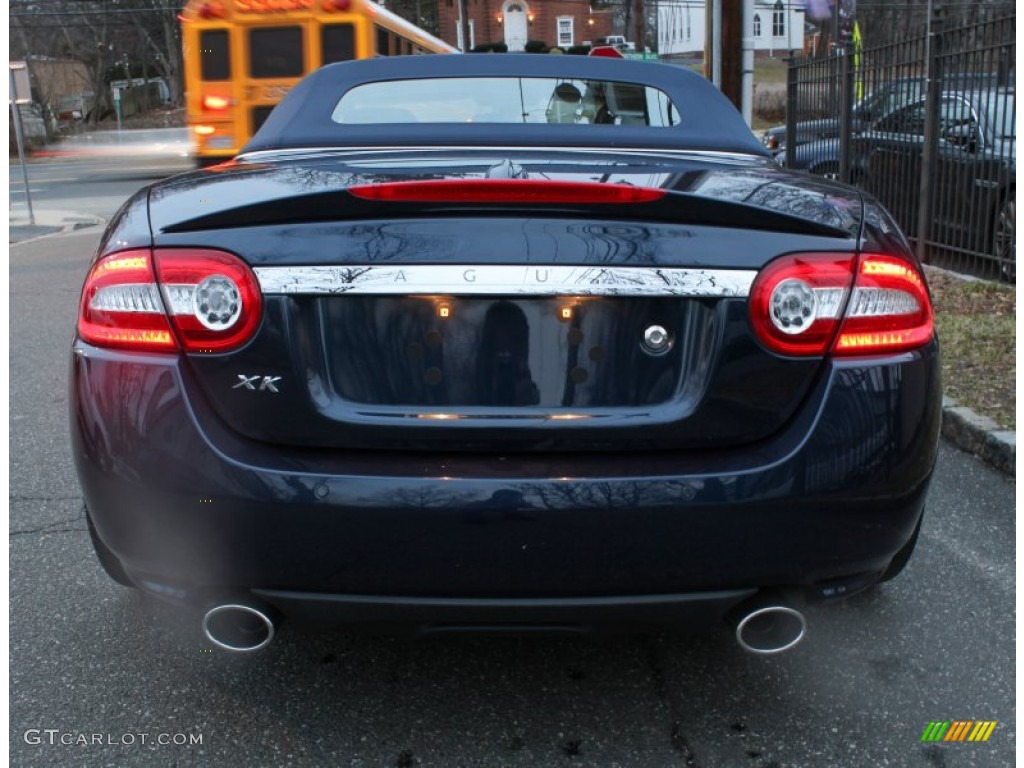 2010 XK XK Convertible - Indigo Blue Metallic / Ivory photo #5
