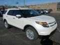 2013 White Platinum Tri-Coat Ford Explorer Limited 4WD  photo #1