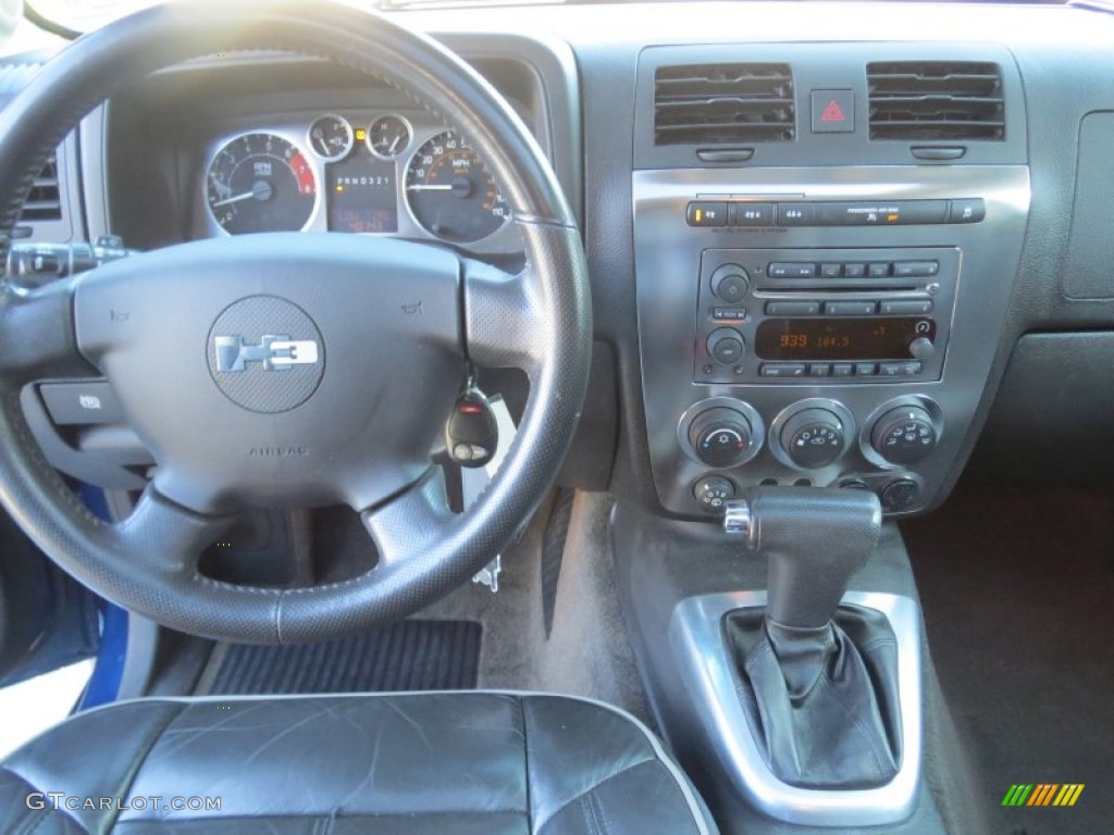 2006 Hummer H3 Standard H3 Model Ebony Black Dashboard Photo #76082493