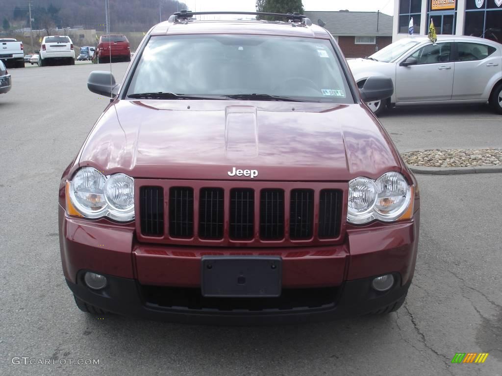 2008 Grand Cherokee Laredo 4x4 - Red Rock Crystal Pearl / Dark Slate Gray photo #38