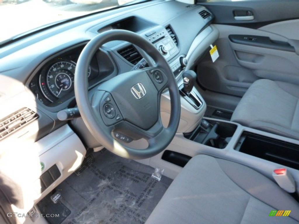 2013 CR-V LX AWD - Polished Metal Metallic / Gray photo #15