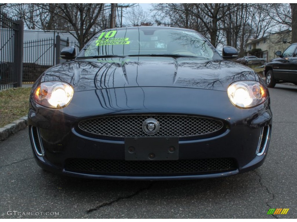 2010 XK XK Convertible - Indigo Blue Metallic / Ivory photo #21