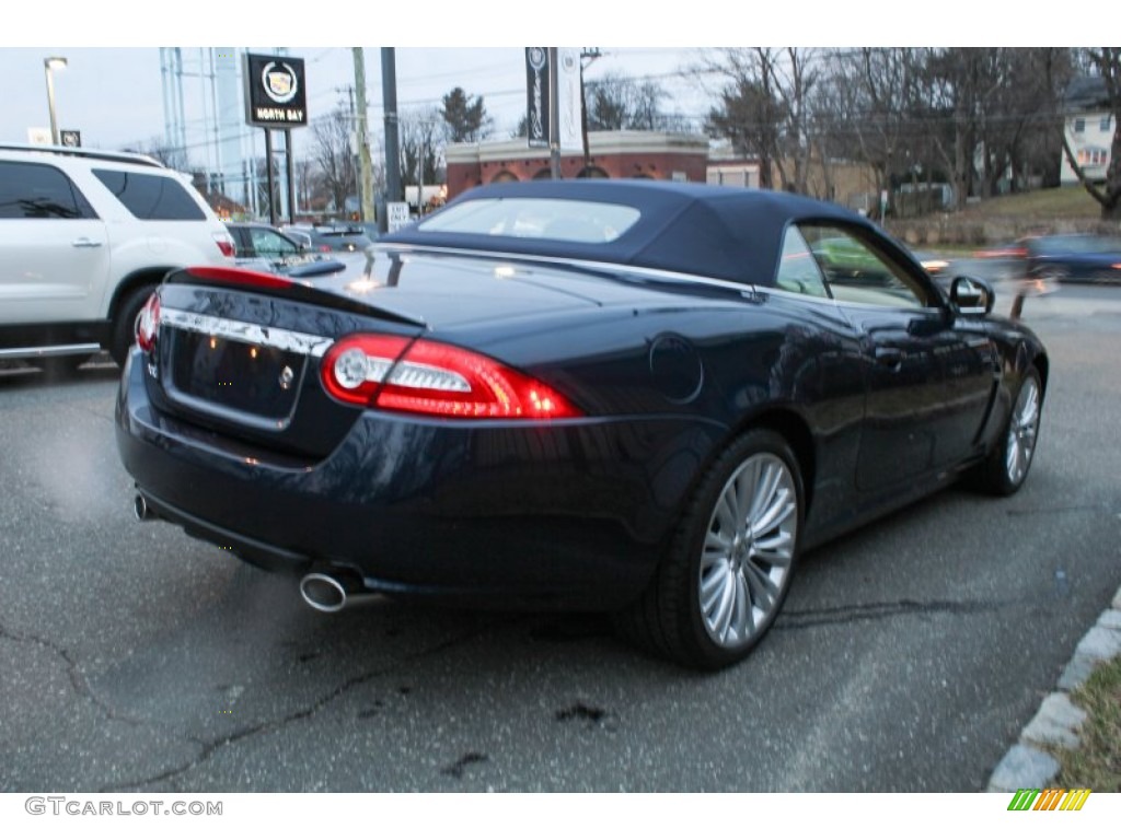 2010 XK XK Convertible - Indigo Blue Metallic / Ivory photo #25