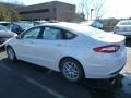 2013 White Platinum Metallic Tri-coat Ford Fusion SE  photo #4