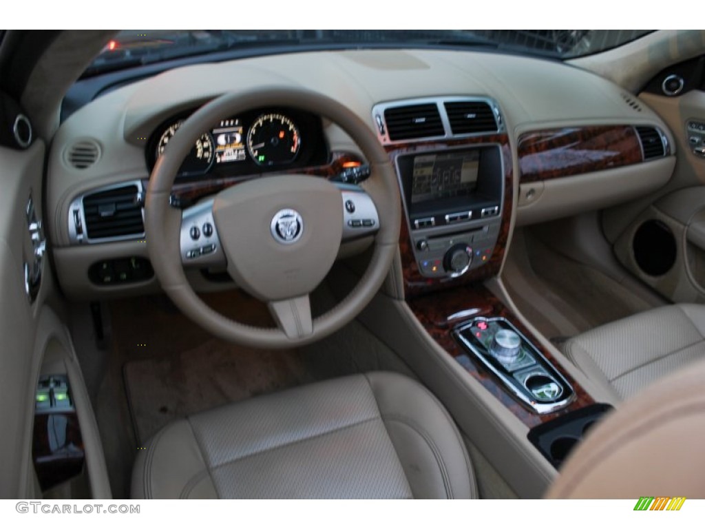 2010 XK XK Convertible - Indigo Blue Metallic / Ivory photo #39